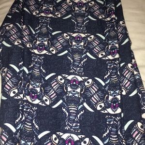 One size elephant print Lula Roe leggings